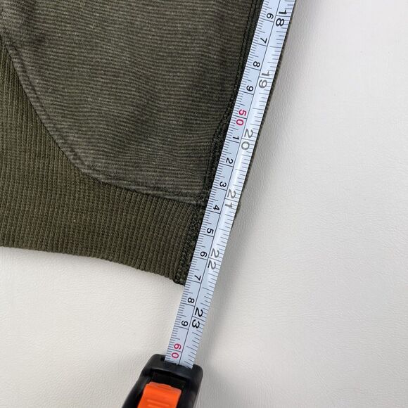 LULULEMON Refine Crop Legging Heathered Fatigue Green Wee Stripe Athleisure Sz 6 - Picture 6 of 11